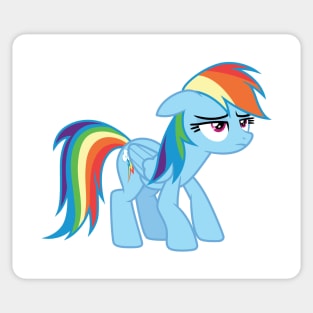 relunctantly dancing Rainbow Dash Sticker